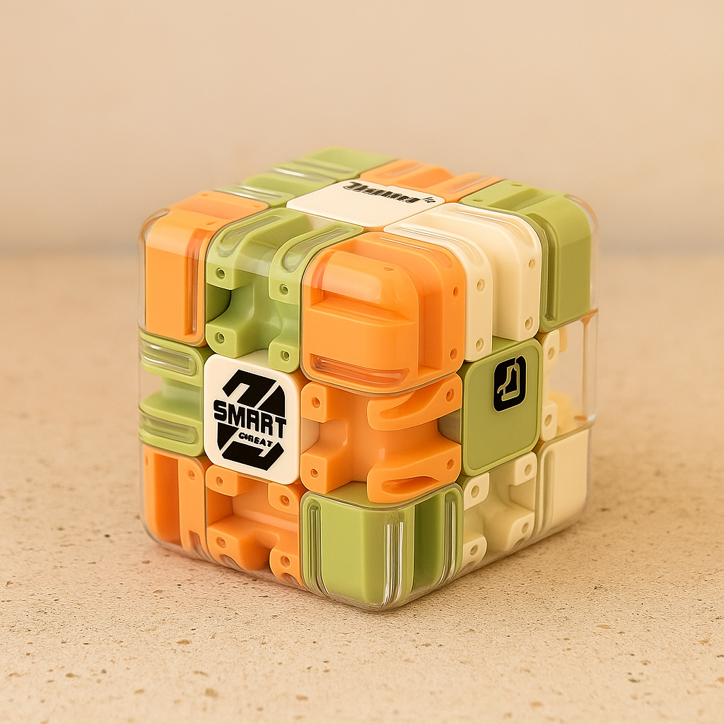 3D Labyrinth Puzzle Cube