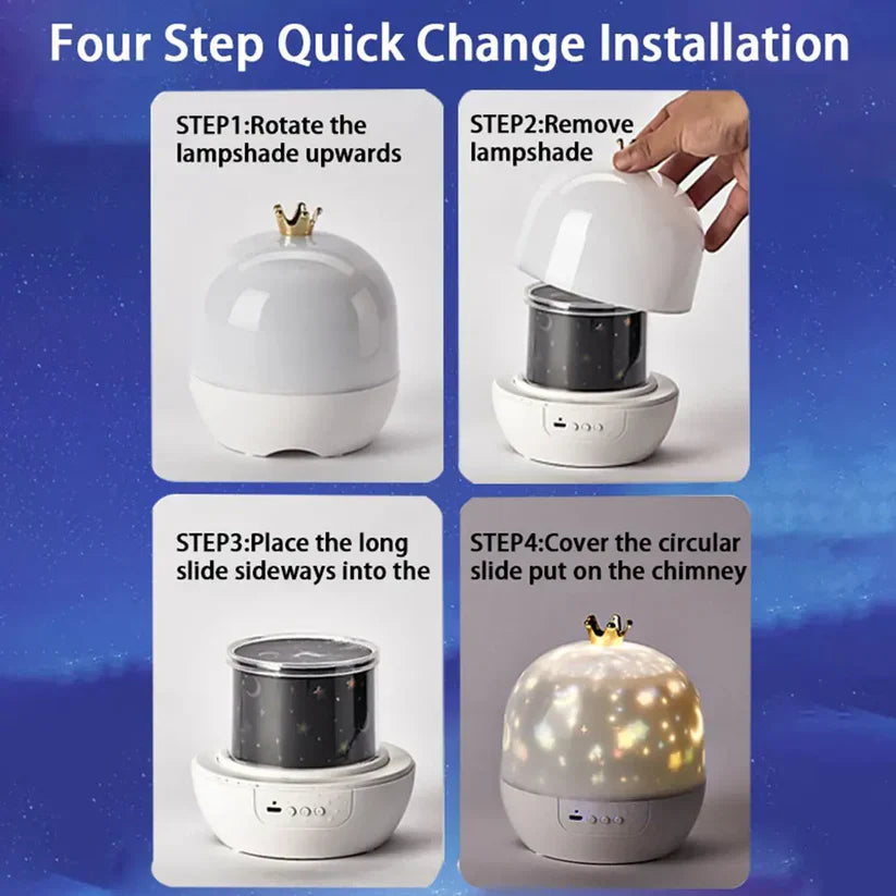 2-in-1 Kids Night Light and Ocean Projector