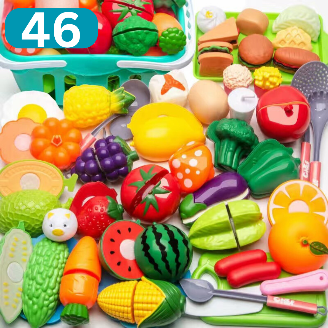 Fruit and Vegetable Cutting Play Set