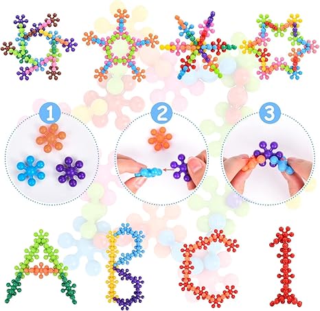 Creative Snowflake Building Blocks