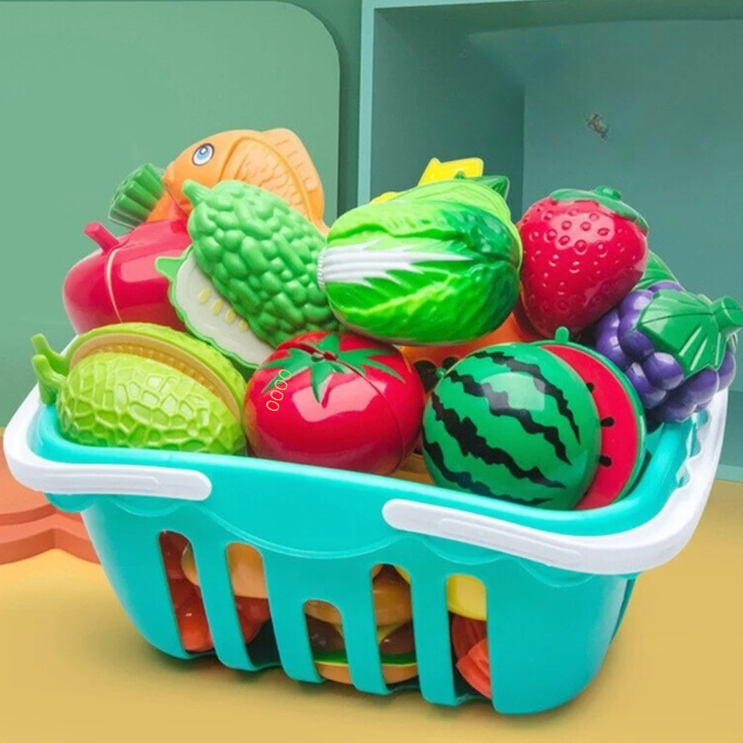 Fruit and Vegetable Cutting Play Set