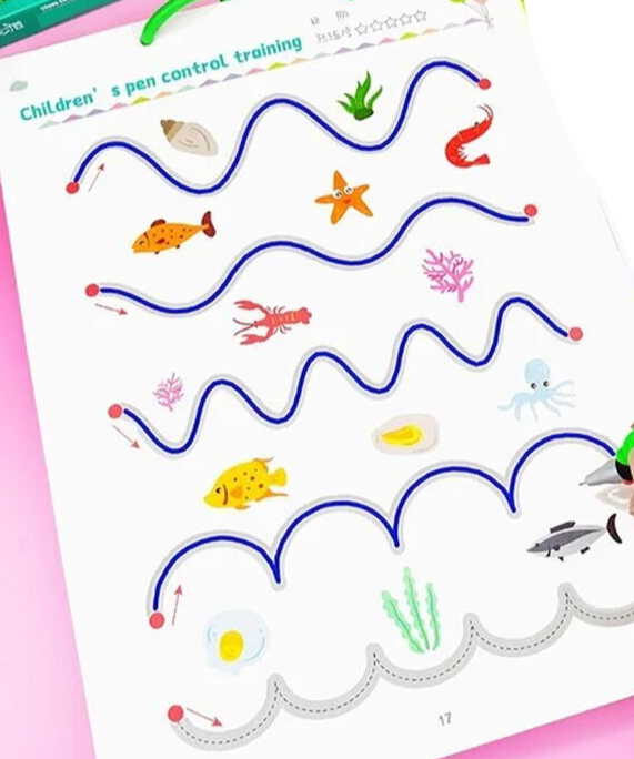 Reusable Handwriting Practice Book with Magic Ink