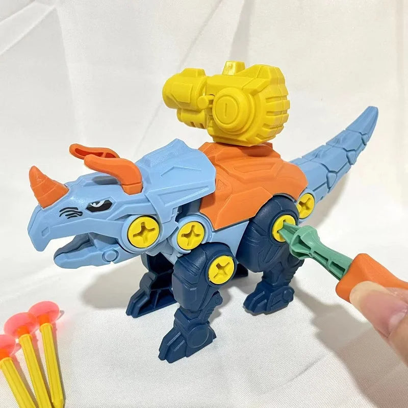 Dinosaur Screwdriver Play Set with Suction Cup Cannon