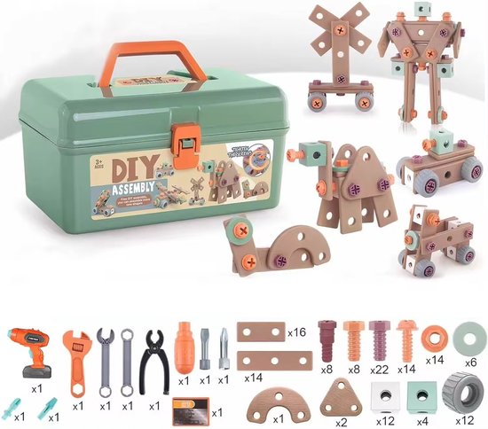 Magnetic Construction Toy for Young Builders