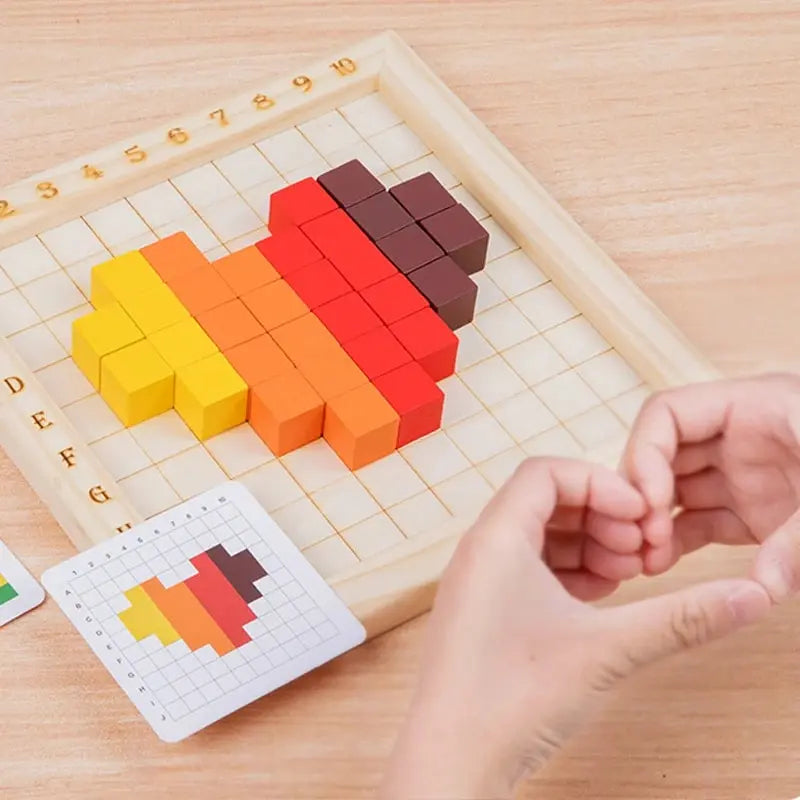 Montessori Colour and Number Building Blocks