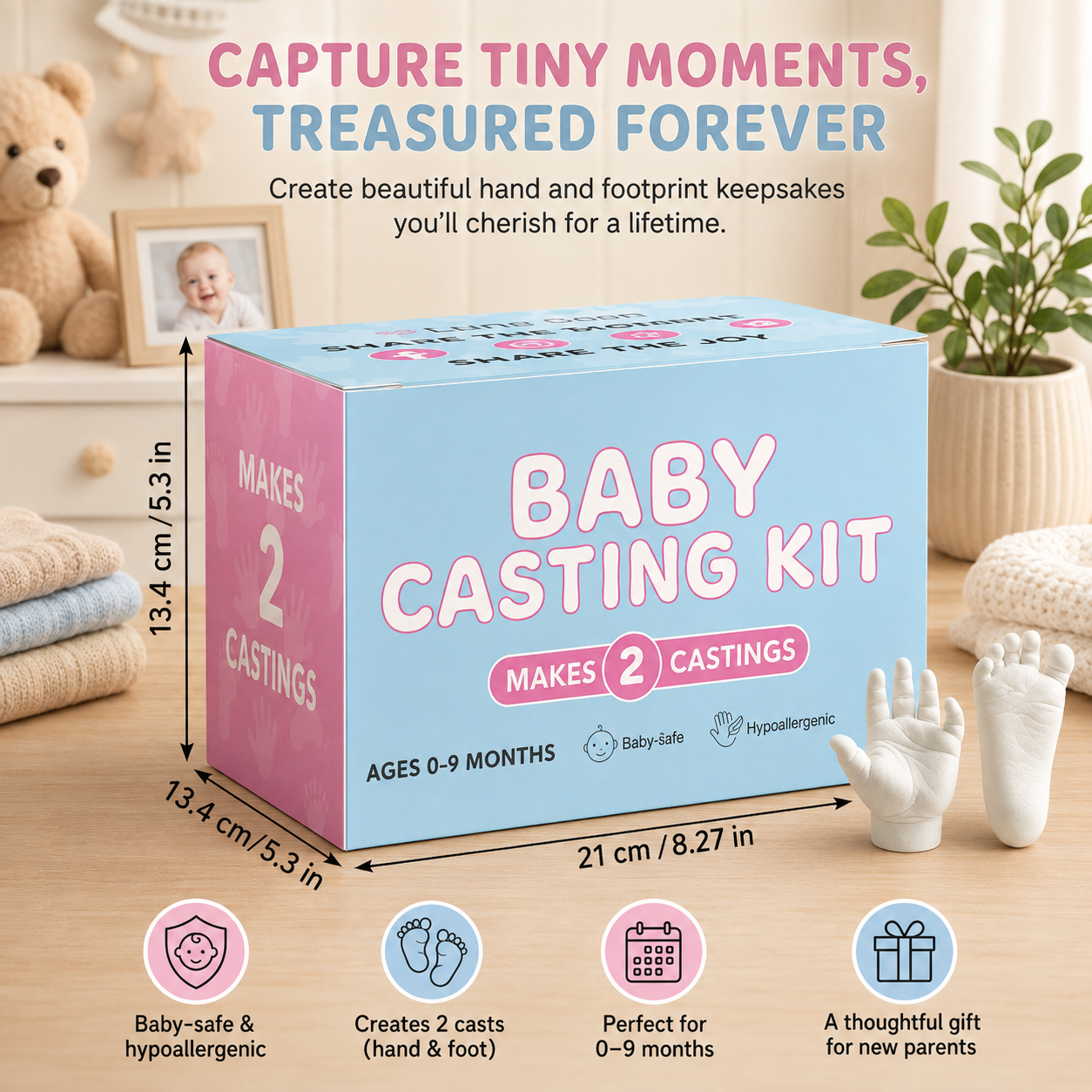 Baby Hand and Footprint Memory Kit