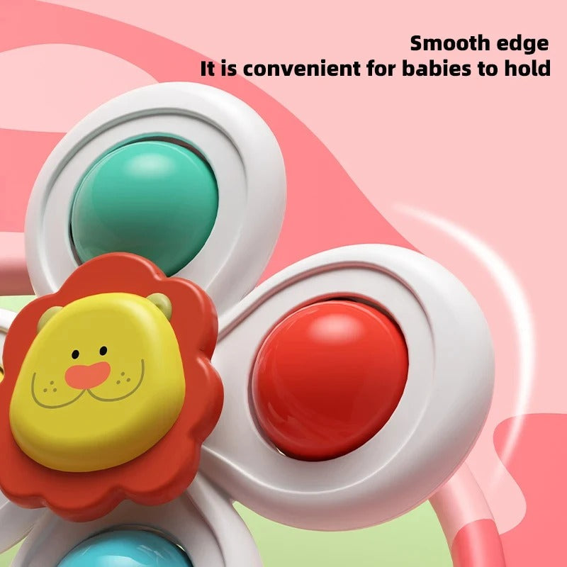 Suction Cup Spinning Toy Set for Babies (3 Pieces)