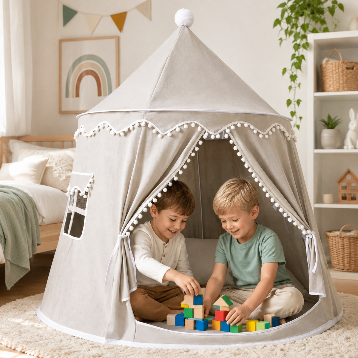 Dream Haven Canvas Play Teepee