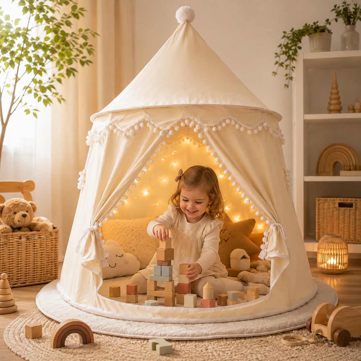 Dream Haven Canvas Play Teepee