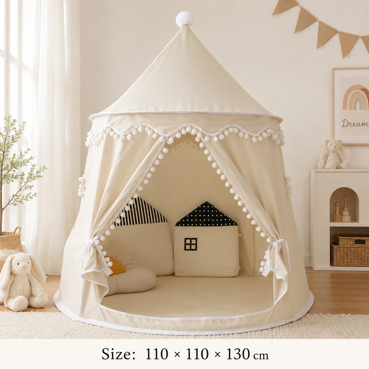 Dream Haven Canvas Play Teepee