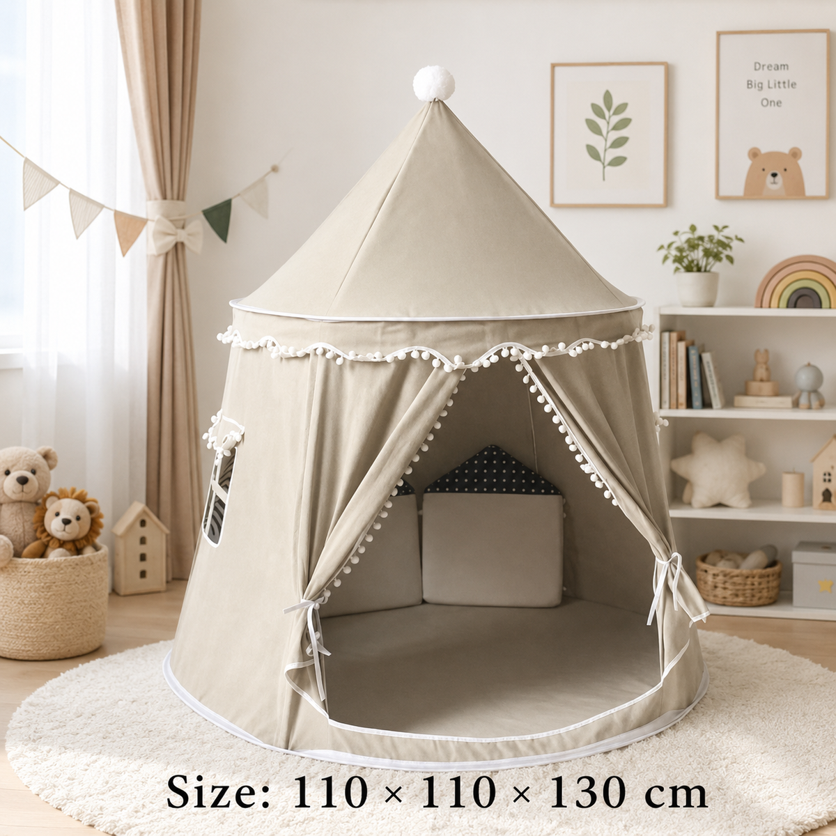 Dream Haven Canvas Play Teepee