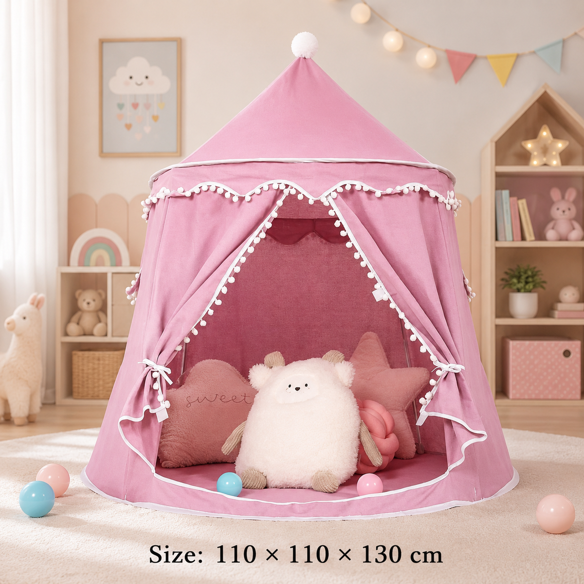 Dream Haven Canvas Play Teepee