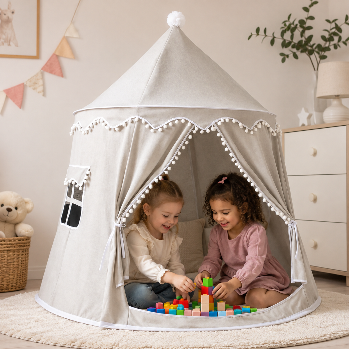 Dream Haven Canvas Play Teepee