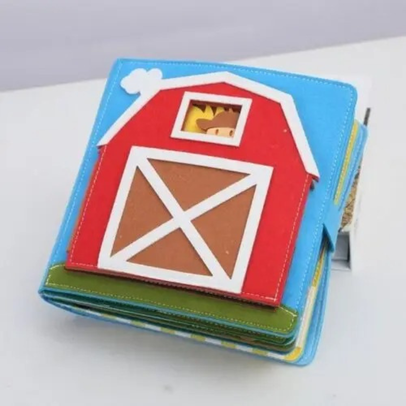 Farm Felt Book Interactive Learning Book for Kids
