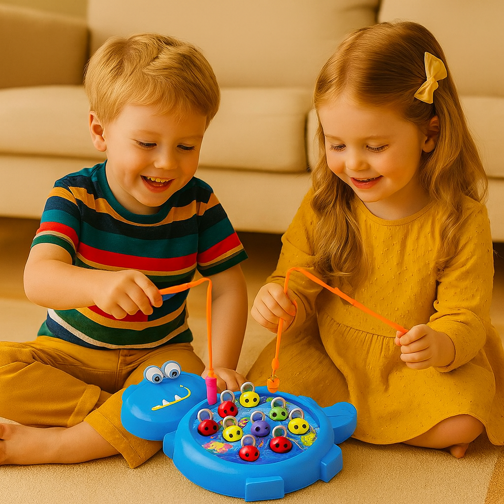 Magnetic Dinosaur Fishing Game