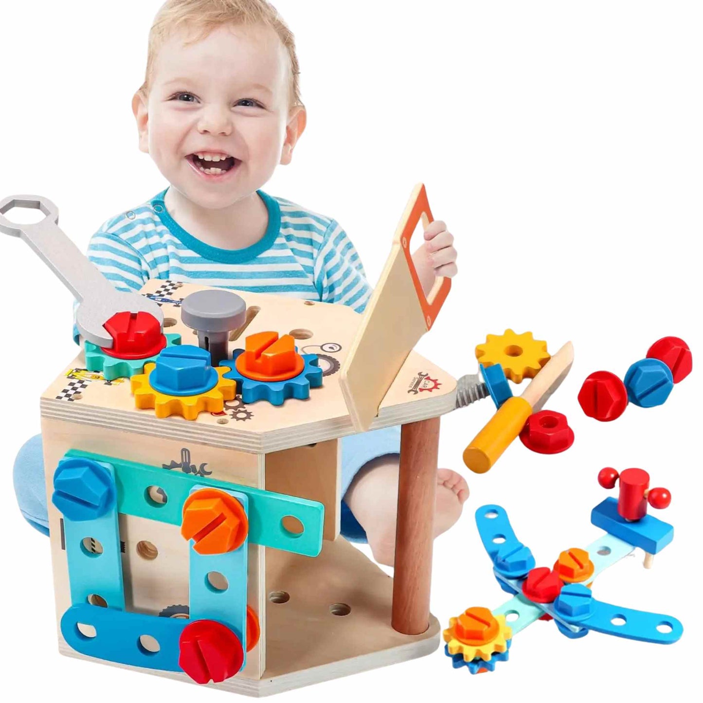 Montessori Wooden Tool Box