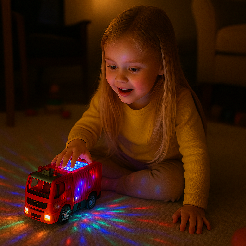 Light Up Emergency Vehicle Toy