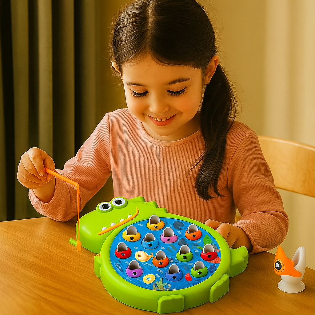 Magnetic Dinosaur Fishing Game