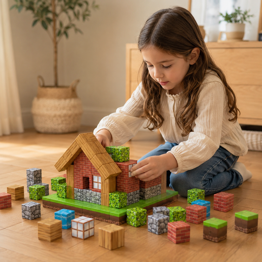 Magnetic Building Cubes for Kids