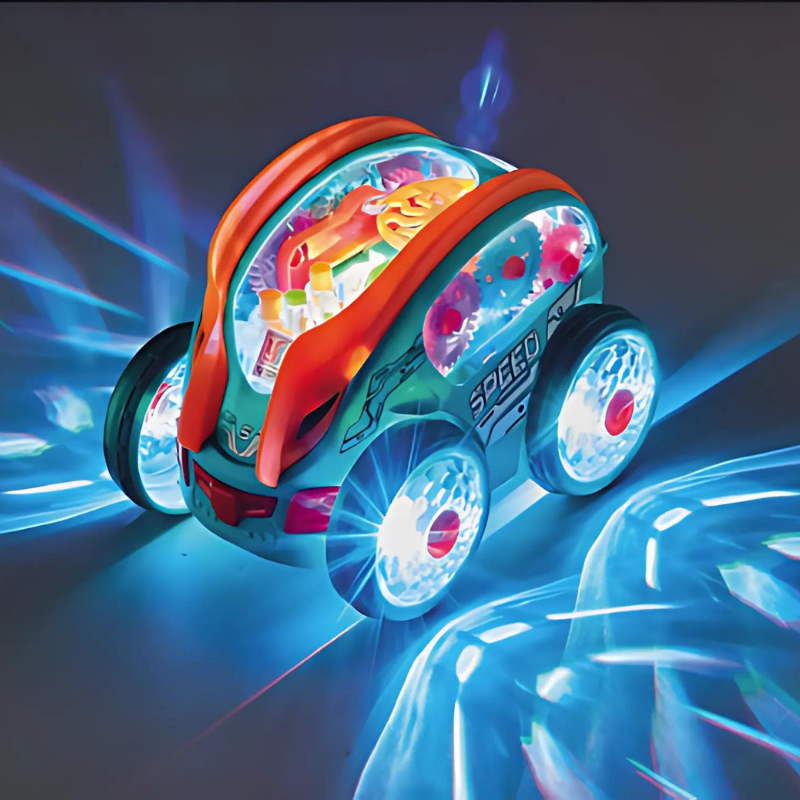 LED Stunt Car for Kids with Music and Lights