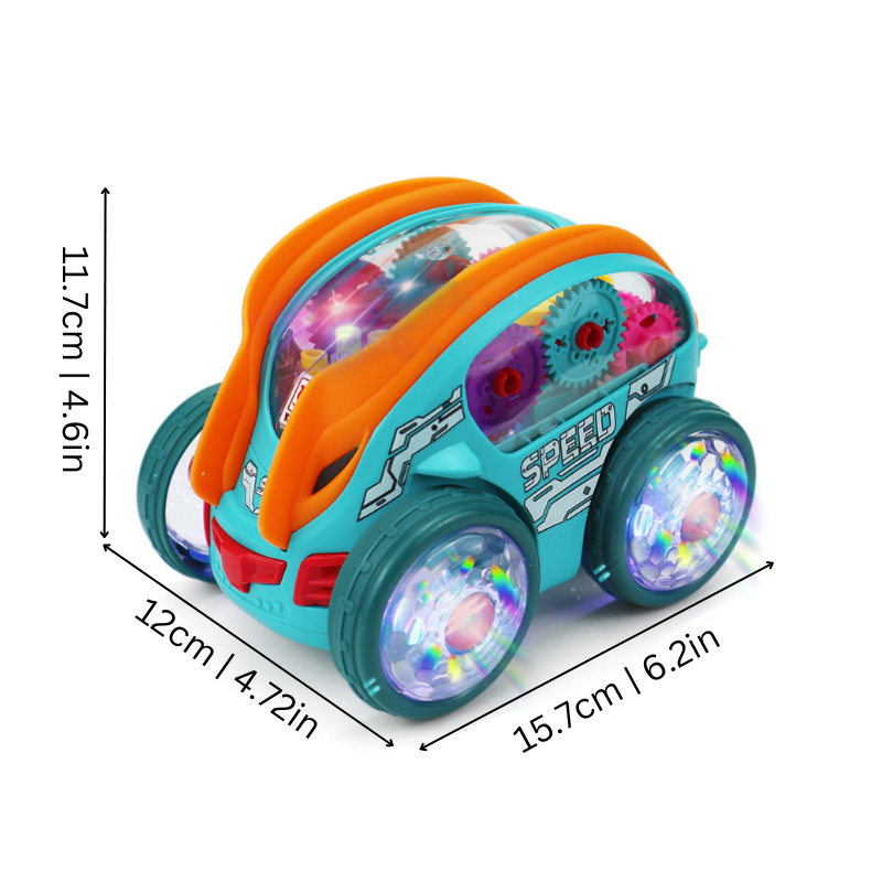 LED Stunt Car for Kids with Music and Lights