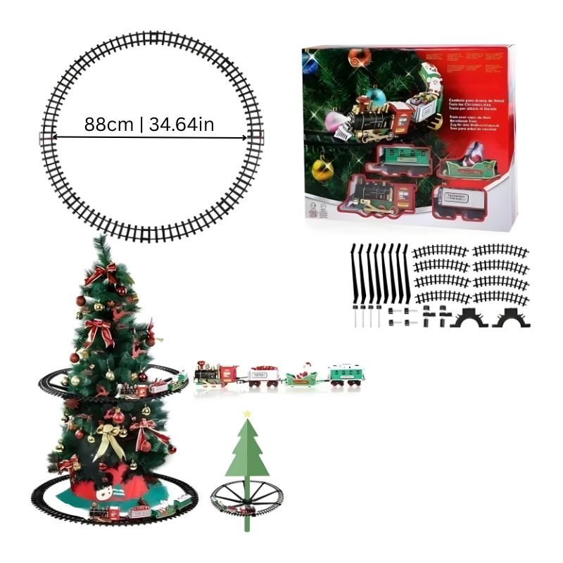 Light Up Christmas Train Toy