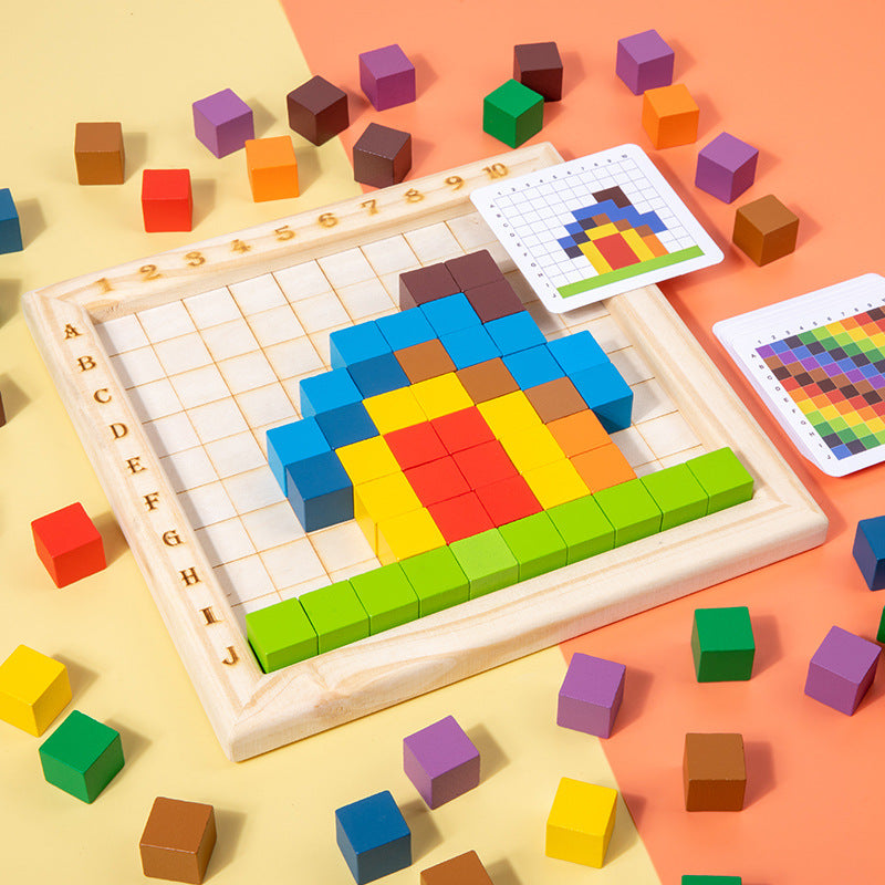 Montessori Colour and Number Building Blocks