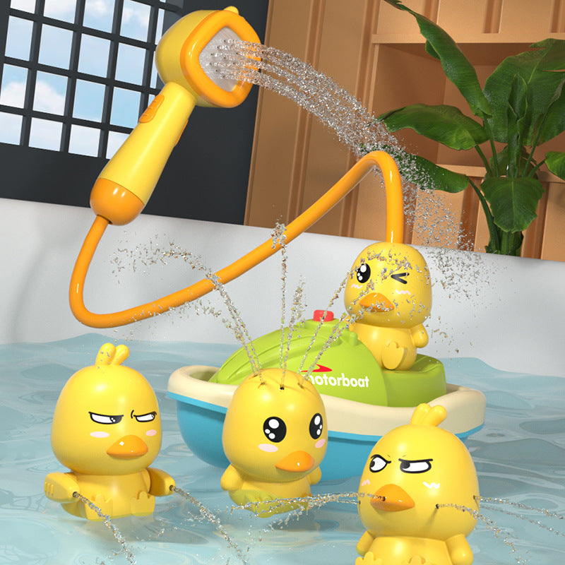 Duck Bath Toy with Shower Head for Kids