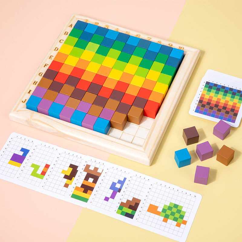 Montessori Colour and Number Building Blocks