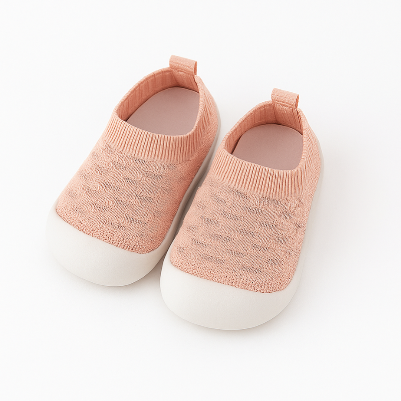 Flexible Knitted First Walking Shoes