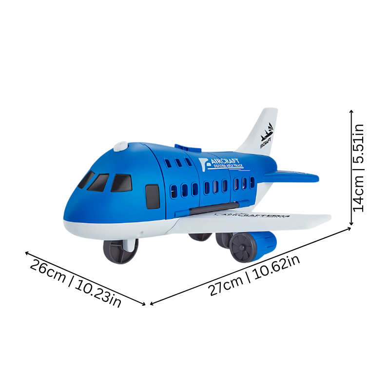 Transforming Plane and Racing Vehicle Toy