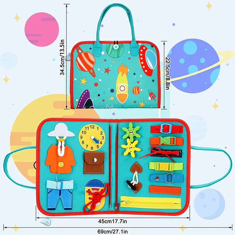 Montessori Sensory Book for Kids