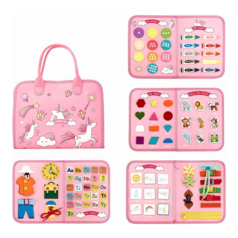 Montessori Sensory Book for Kids