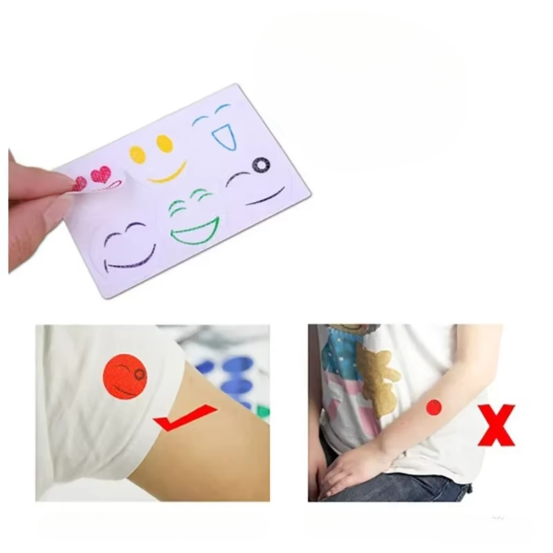 Natural Mosquito Repellent Stickers for Kids and Babies (100 Pieces)