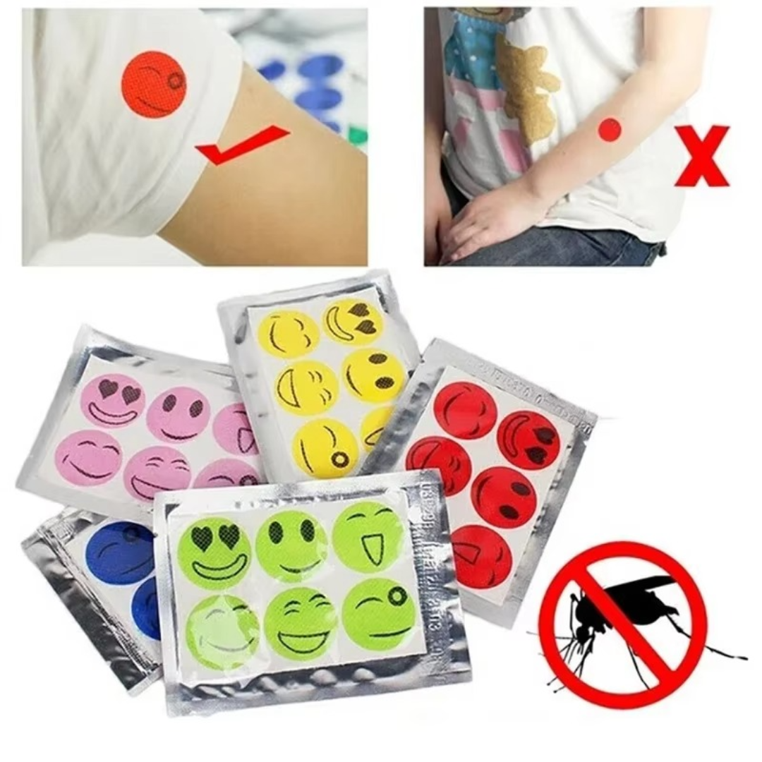 Natural Mosquito Repellent Stickers for Kids and Babies (100 Pieces)