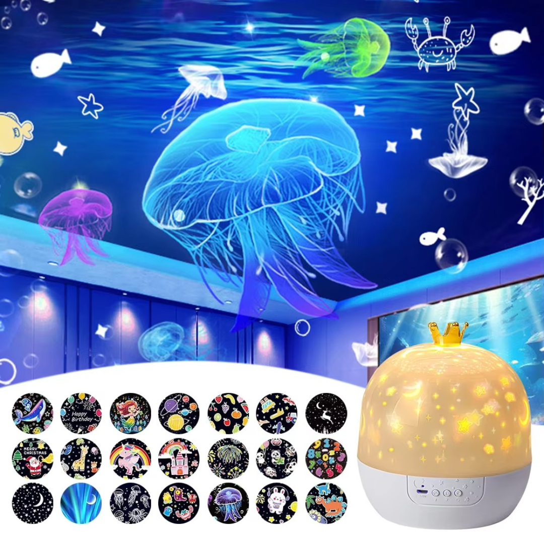 2-in-1 Kids Night Light and Ocean Projector