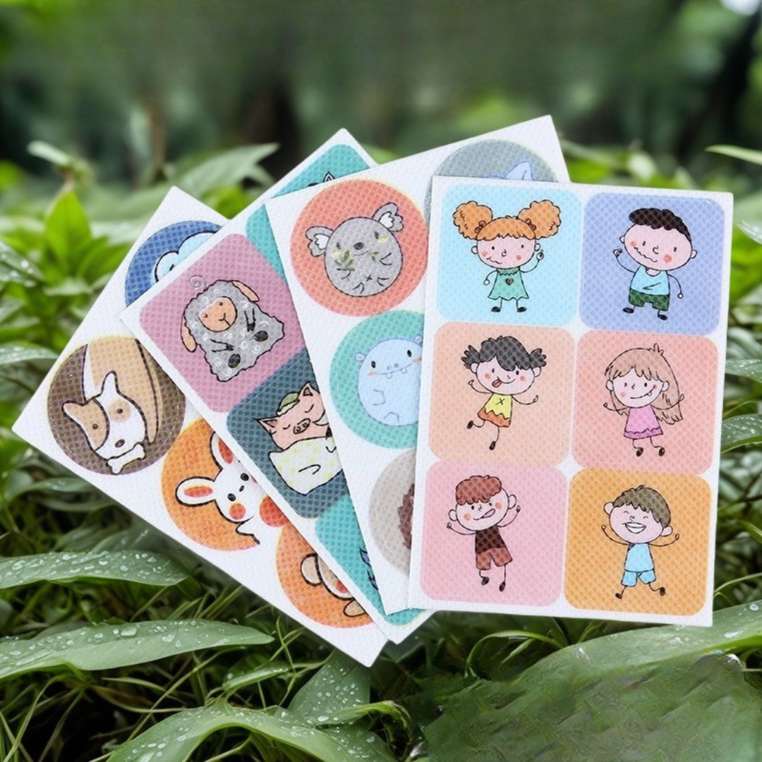 Natural Mosquito Repellent Stickers for Kids and Babies (100 Pieces)
