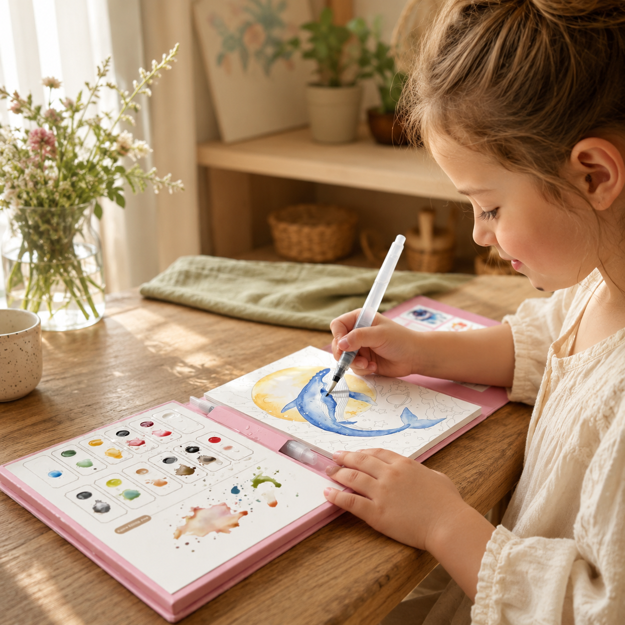 Watercolour Art Kit with Water Brush