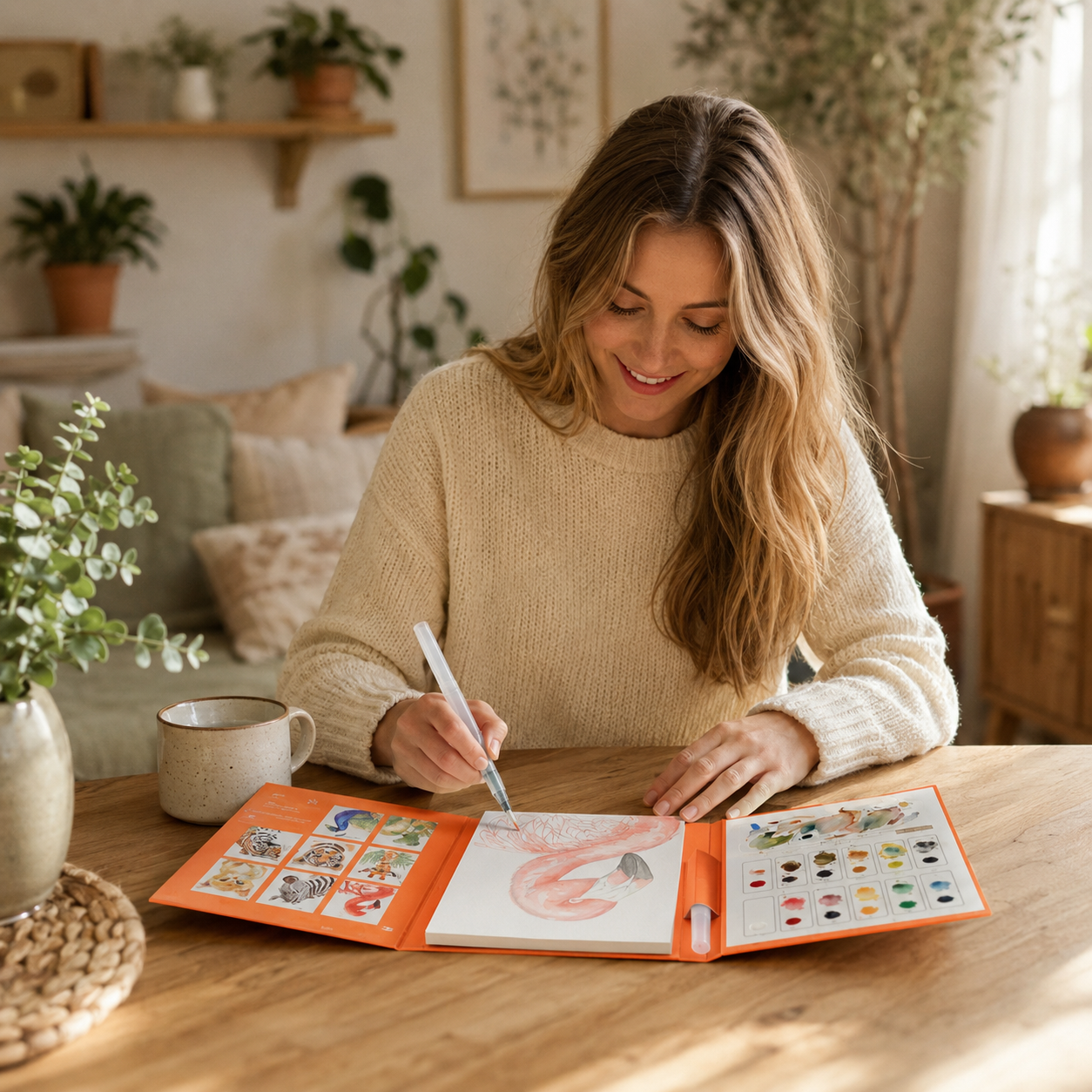 Watercolour Art Kit with Water Brush