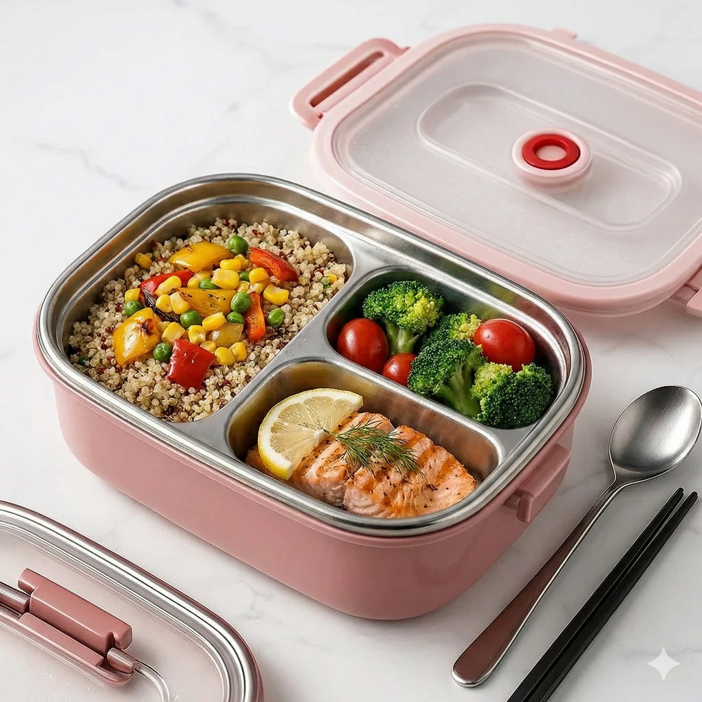 Thermal Lunch Box with Stainless Steel Insert