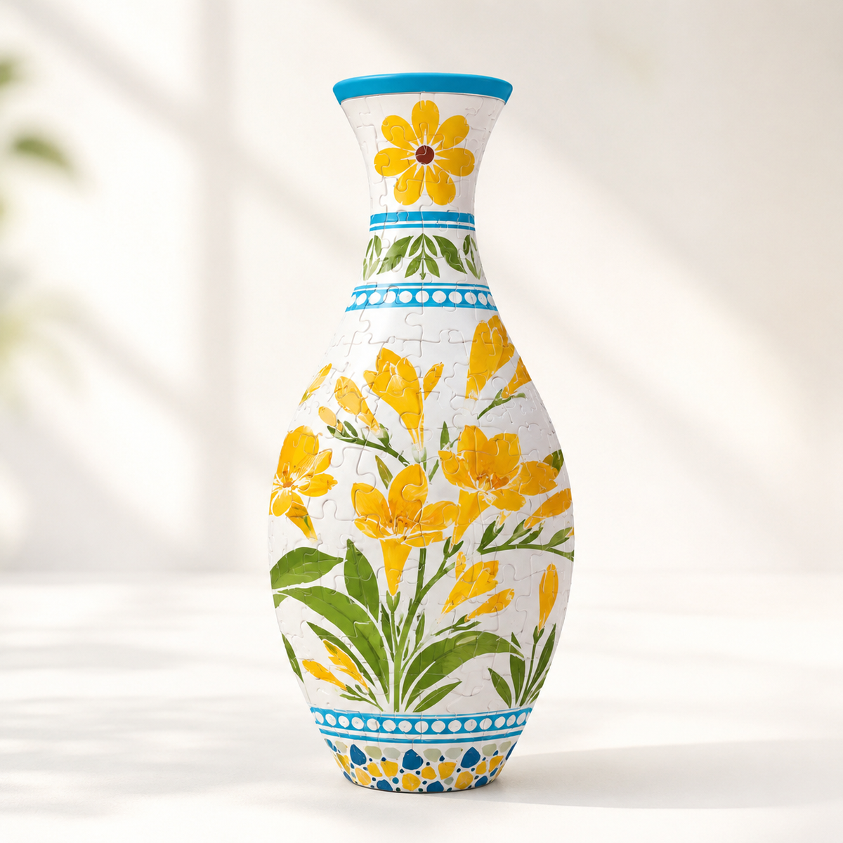 DIY 3D Puzzle Flower Vase