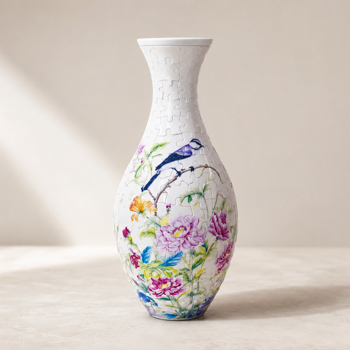 DIY 3D Puzzle Flower Vase