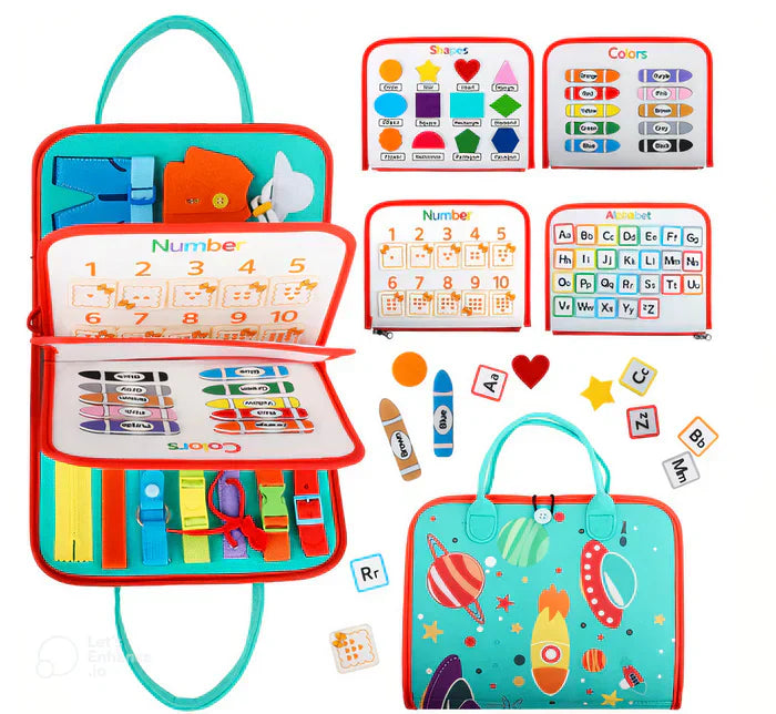 Montessori Sensory Book for Kids