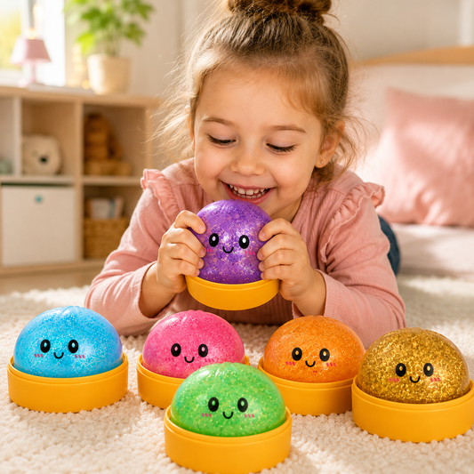 Glitter Dumpling Anti-Stress Squishy Toy