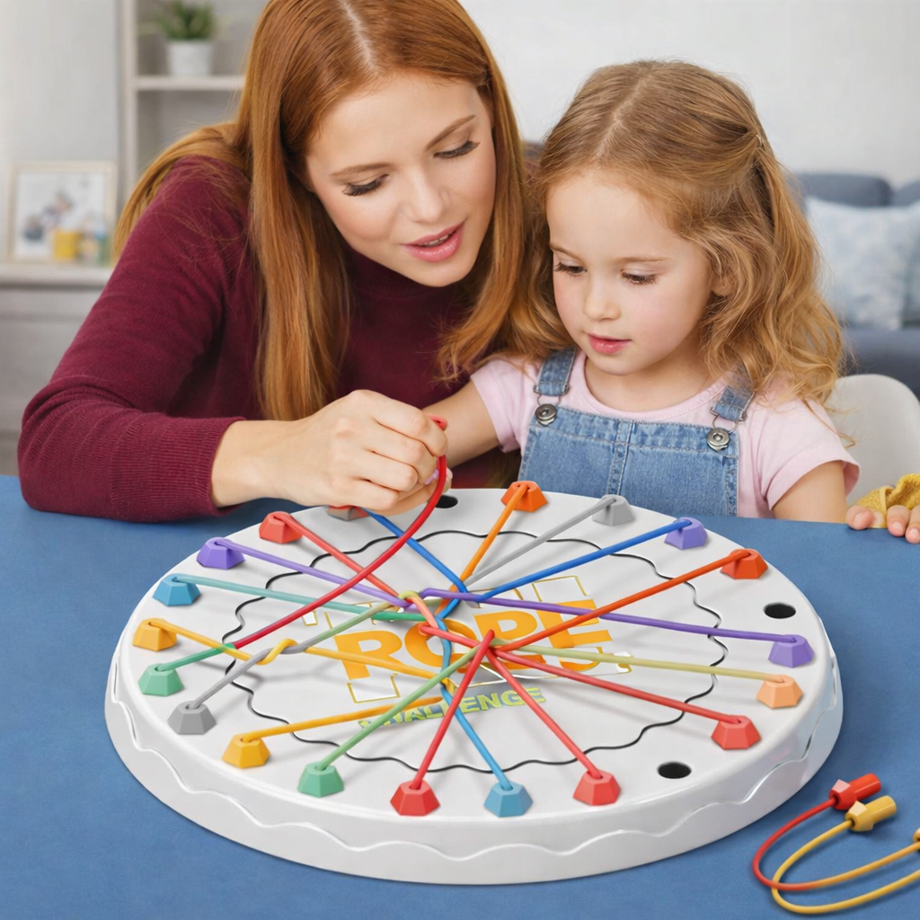 Knot Puzzle Game for Motor Skills and Logic