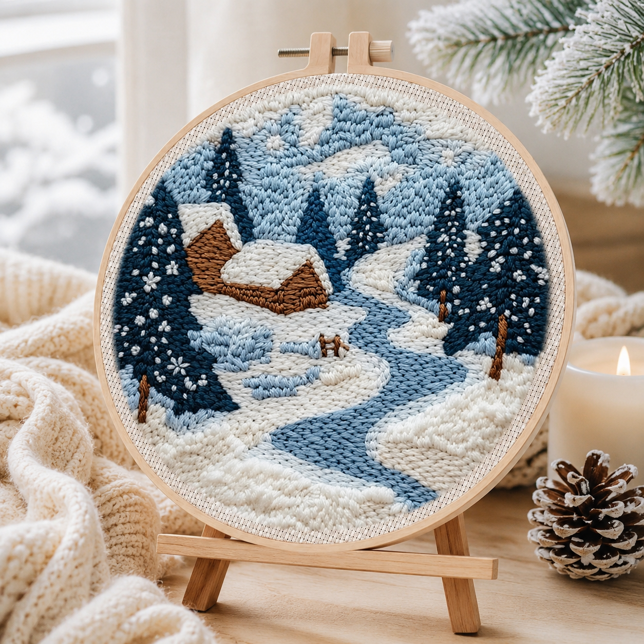 Beginner Punch Needle Embroidery Kit