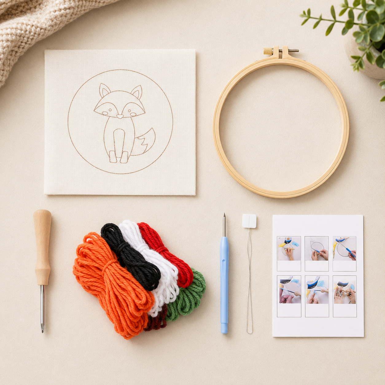 Beginner Punch Needle Embroidery Kit