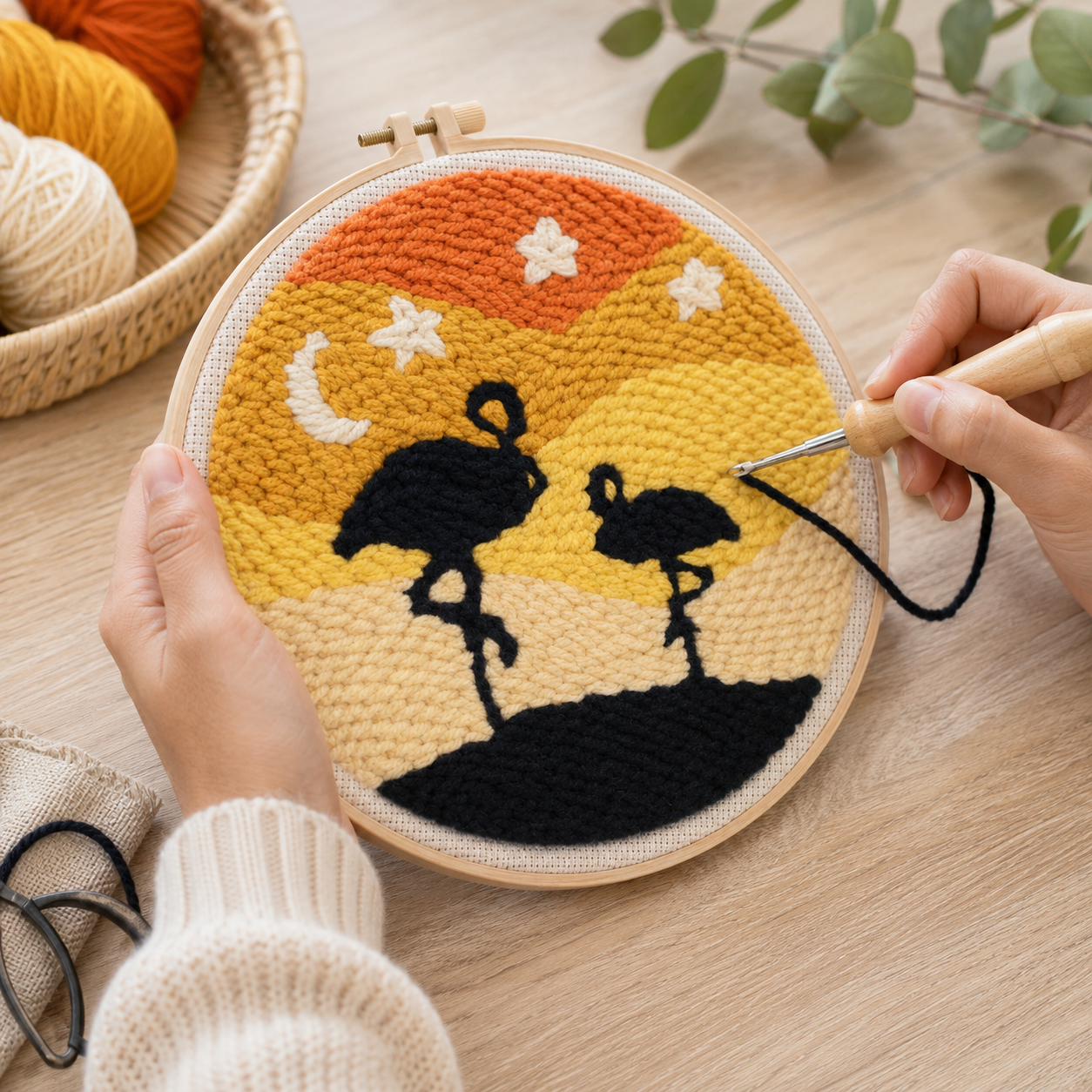 Beginner Punch Needle Embroidery Kit
