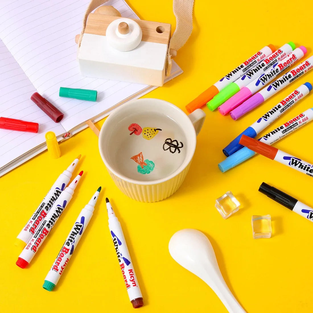 Magic Floating Drawing Pens Set (12 Pieces)