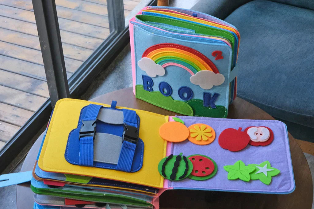 Interactive Felt Learning Book for Kids